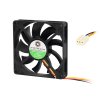 Ventilátor do PC 80x15 12V 8015D12 s posúvnym guličkovým ložiskom