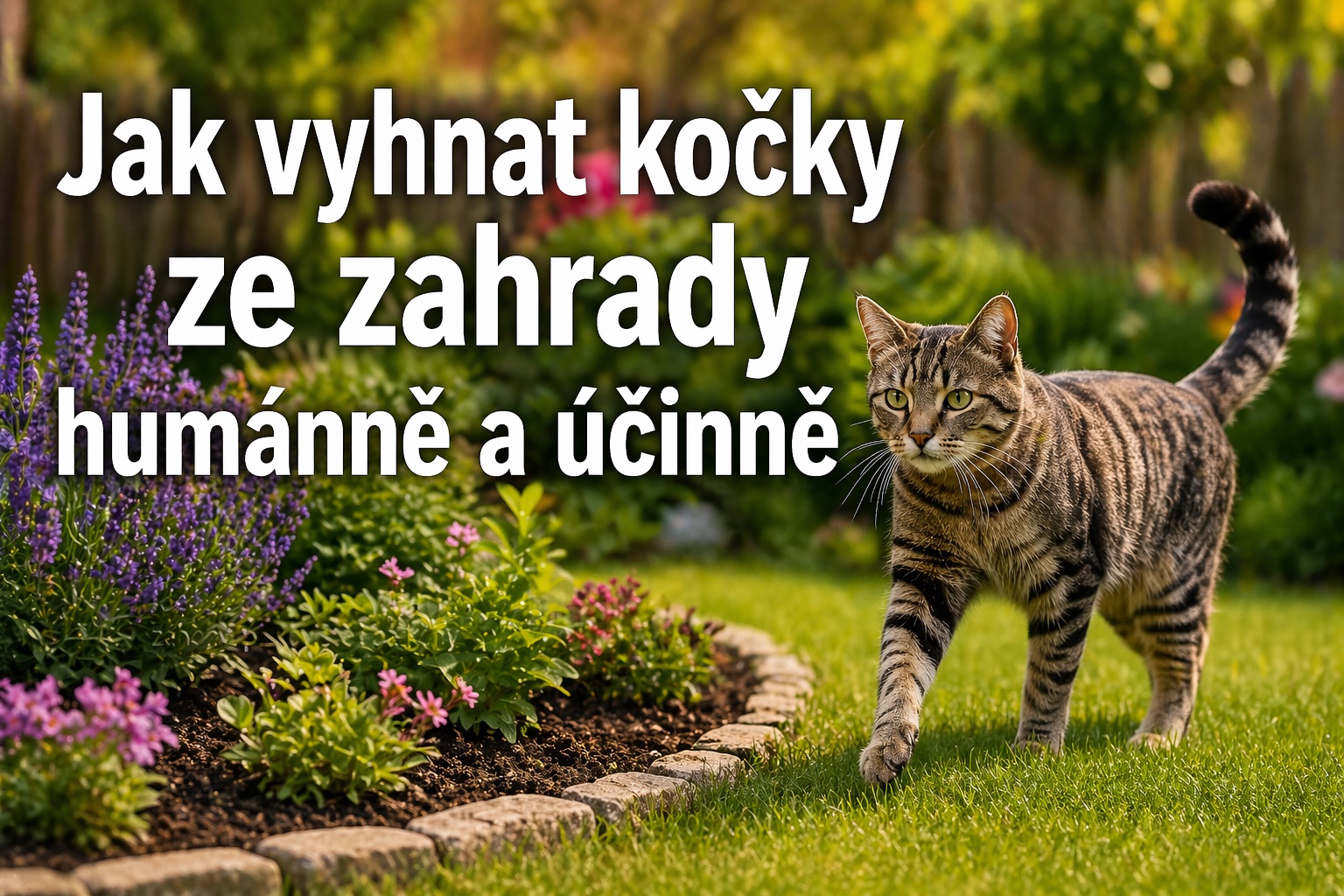 Jak vyhnat kočky ze zahrady humánně a účinně: Pachový odpuzovač jako chytré řešení