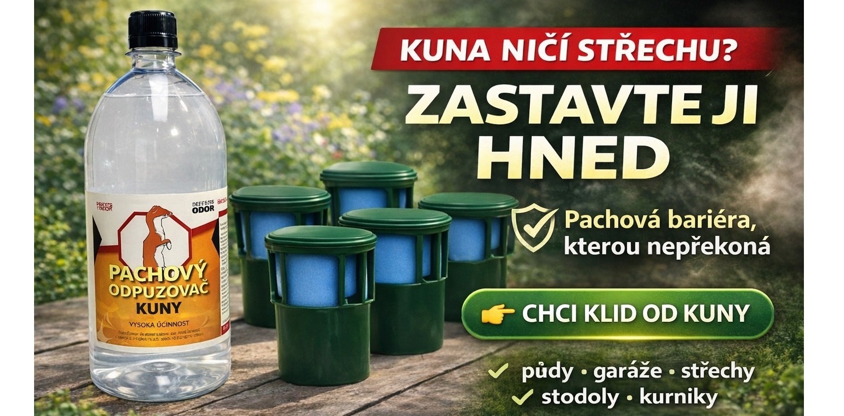 KUNA VE STŘEŠE?