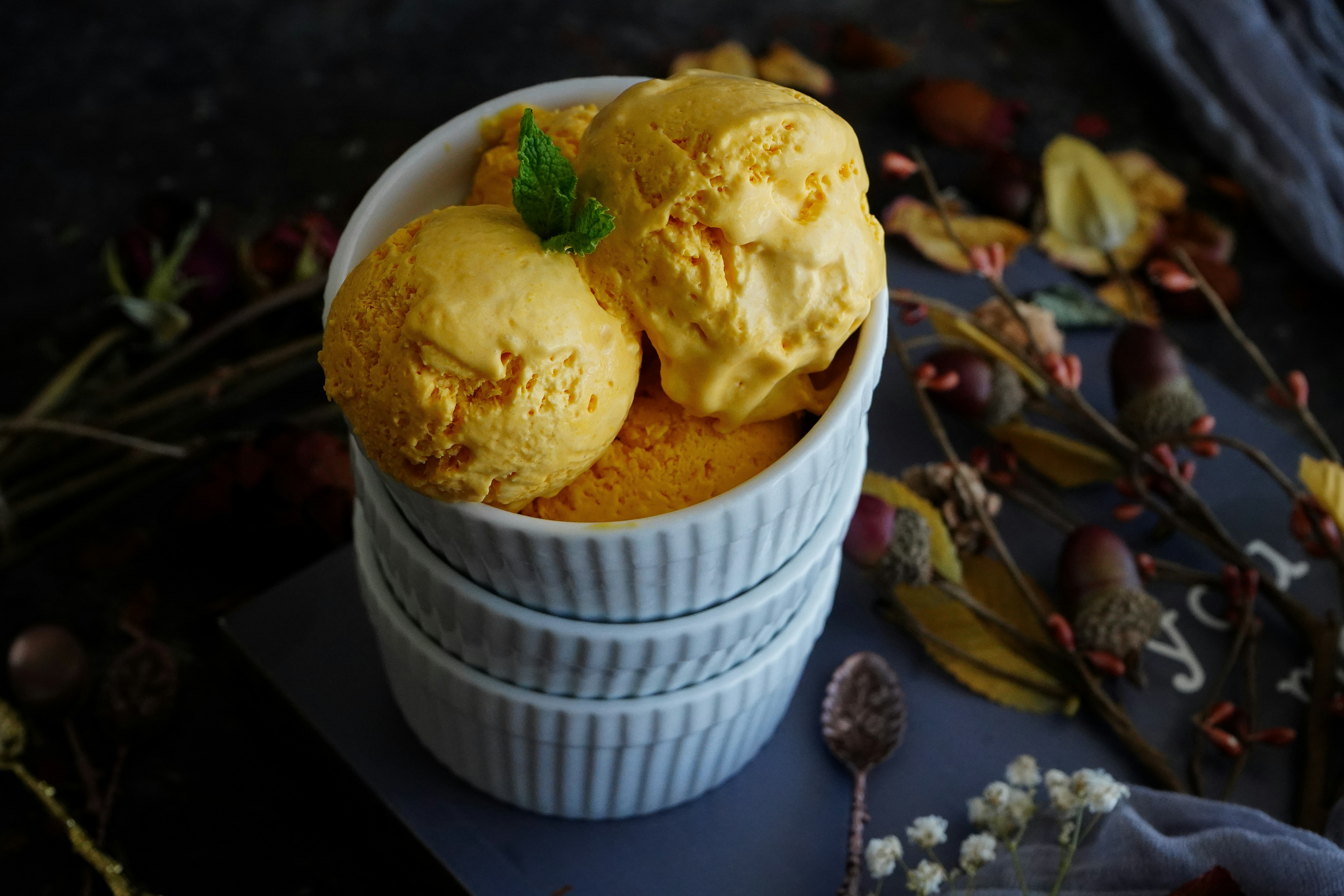 domácí mango zmrzlina