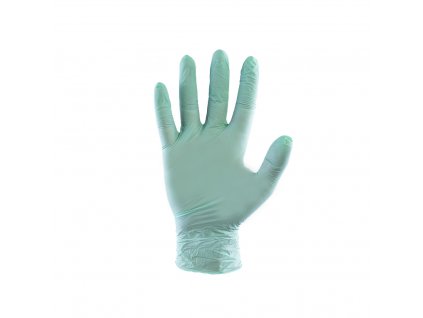 Nitrilové rukavice zelené velikost L