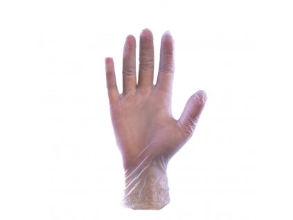 Vinylové rukavice transparentní velikost S