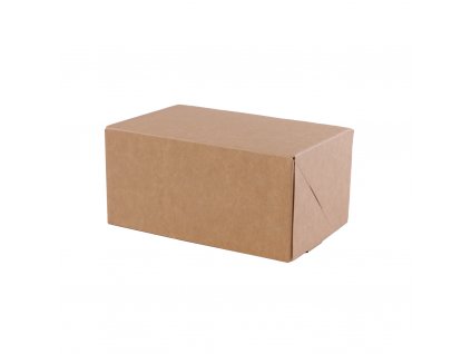 Papírová krabička hnědá 165x110x80