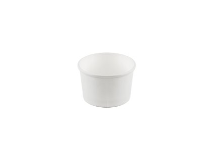 Papírový kelímek na zmrzlinu bílý 153ml