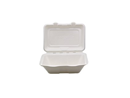 Menu box z cukrové třtiny obdelníkový 600ml