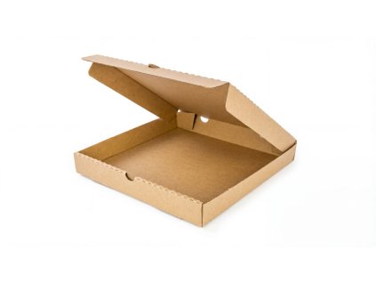 Pizza krabice čtvercová hnědá 36x36x4,5 cm