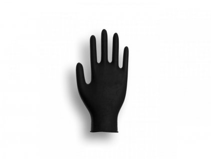 464 nitrilove rukavice cerne velikost s main