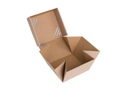 burger box rozkladaci 150x150x120mm