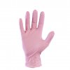 Nitrilové rukavice růžové velikost S