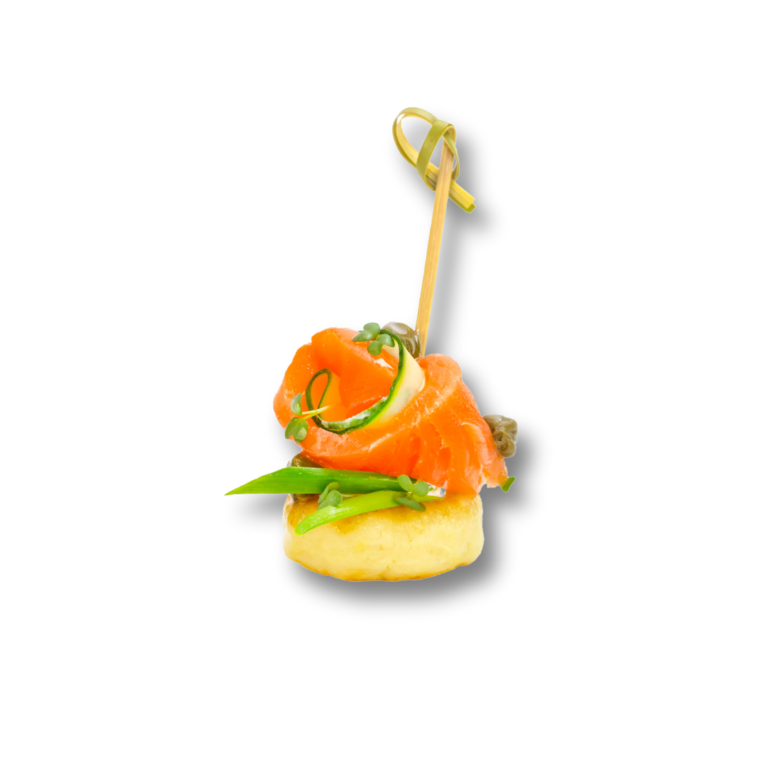 Recept: Jednohubky s lososem