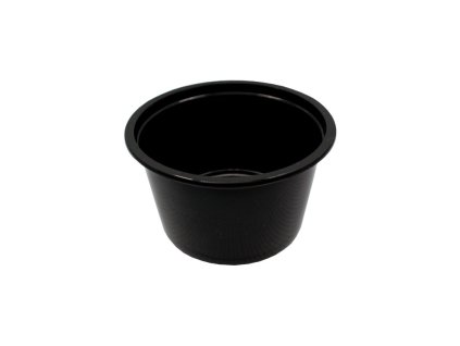 1319 jednokomorova miska na polevku cerna cerna 178 x 113 x 60 mm 750ml