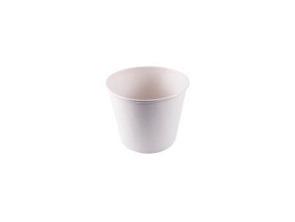 Papírový kbelík na popcorn/kurča biele s vekom 2000 ml