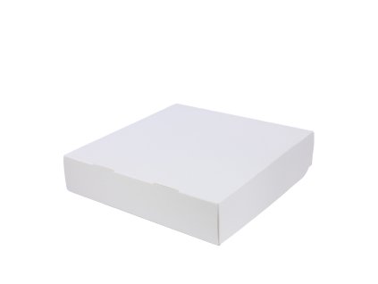 Papírová krabička bílá 270x270x60