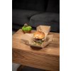 Burger box rozkládací 120 x 118 x 104 s jídlem