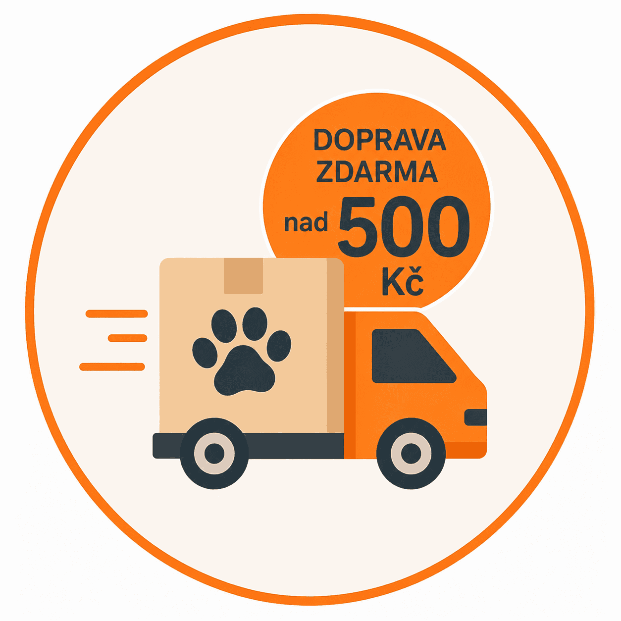Doprava zdarma od 500 Kč