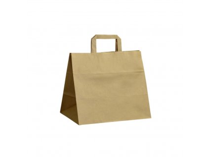 Papirova taska 32x20x28 kraft hneda