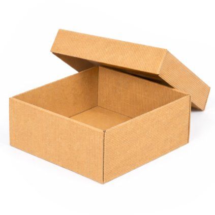 Ozdobná krabica hnedá 150x150x70mm