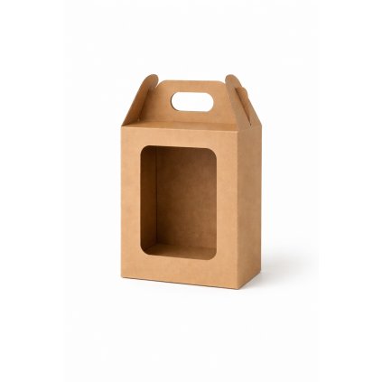 Krabica s oknom na med 90x90x130mm