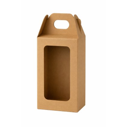 Krabica s oknom na med 95x95x160mm