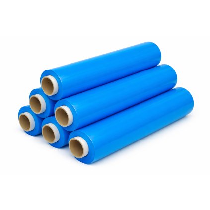 Stretch fólie modré 3kg - 6ks
