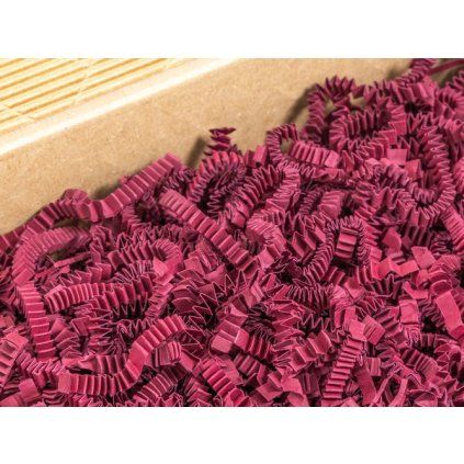 Papierová výplň zigzag bordová 1kg
