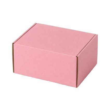 Ružová poštová krabica Packpartner 125x115x10mm