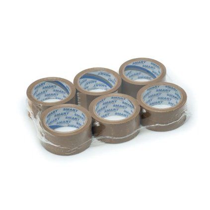 Hnedé lepiace pásky solvent 48mm x 54m