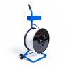 Vozík odvíjač na viazacie pásky modrý