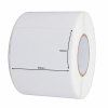Termoetikety na rolke biele 80x50mm 1000ks