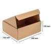 Krabica Packpartner poštová kartónová 200x150x100mm