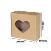 Krabica Packpartner s priehľadným vekom 200x200x100mm