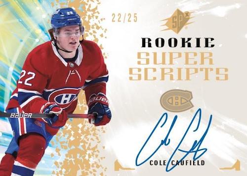 2021-22-SPx-Hockey-Cards-Rookie-Super-Scripes-Gold-Cole-Caufield-RC