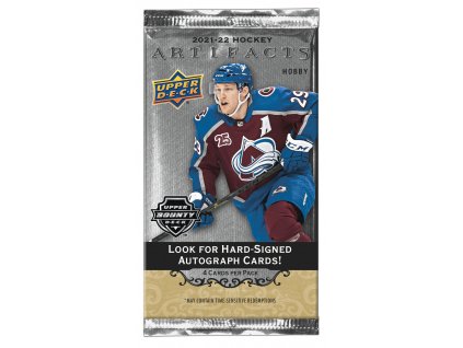 2021 22 Upper Deck Artifacts Hockey Hobby pack