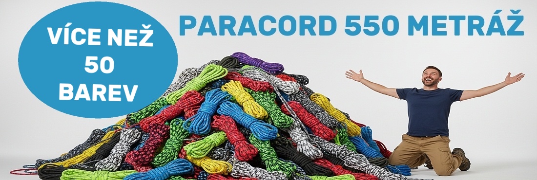 Paracord metráž a doplňky