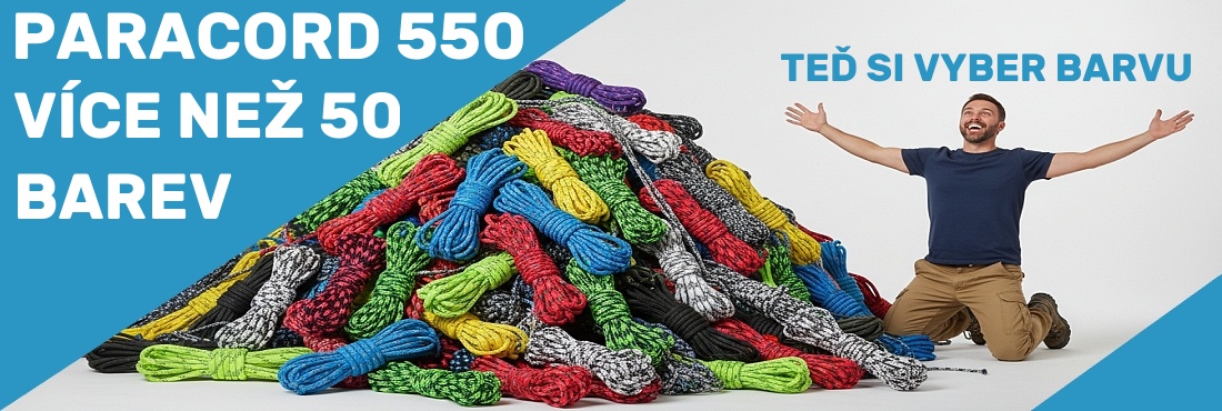 Paracord metráž a doplňky