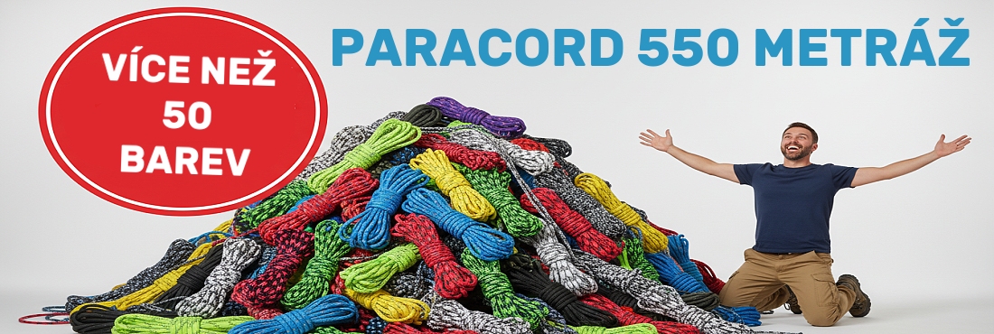 Paracord metráž a doplňky