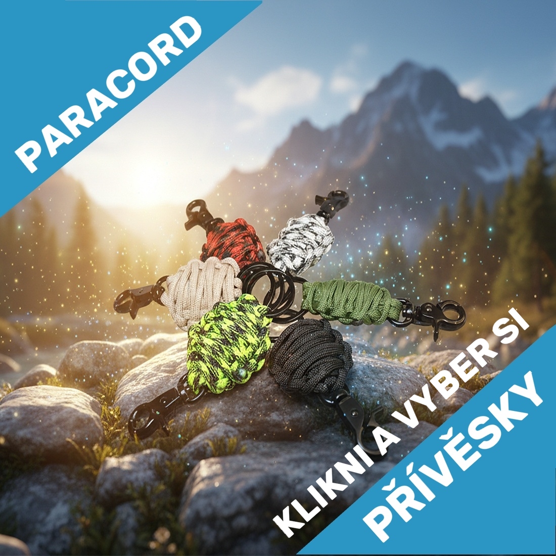 PARACORD PŘÍVĚSKY