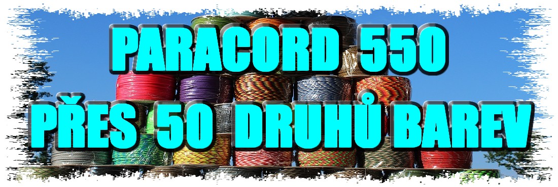Paracord metráž a doplňky
