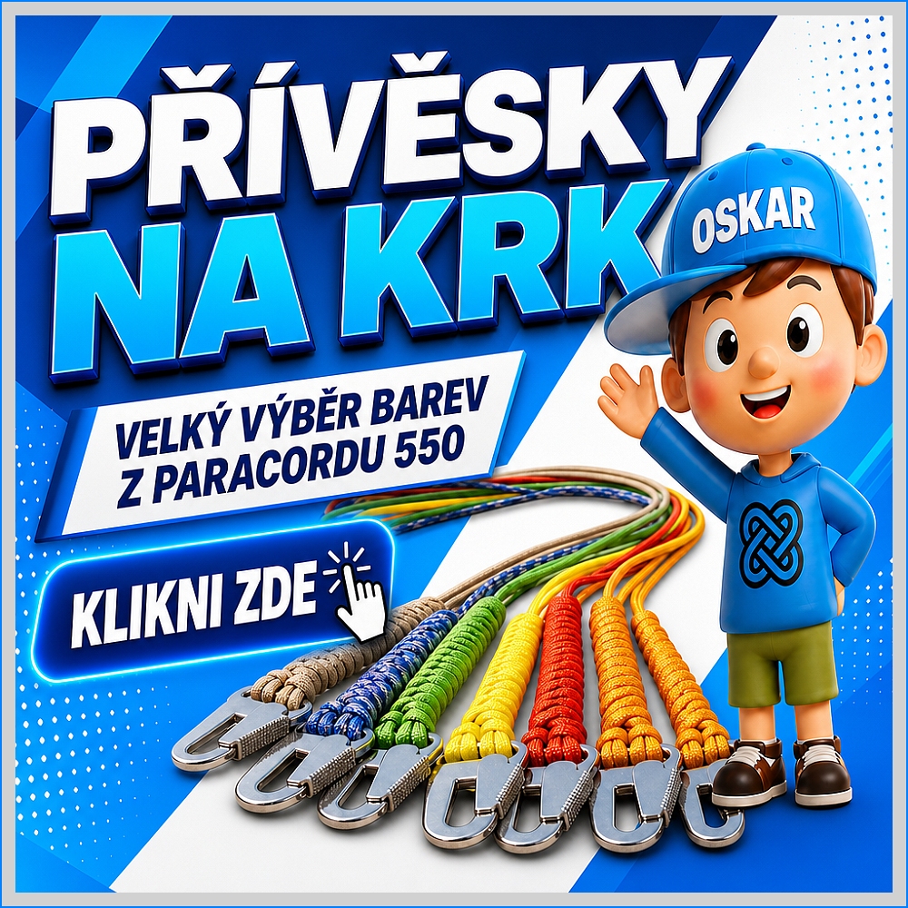 PARACORD PŘÍVĚSKY