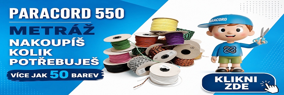 Paracord metráž a doplňky