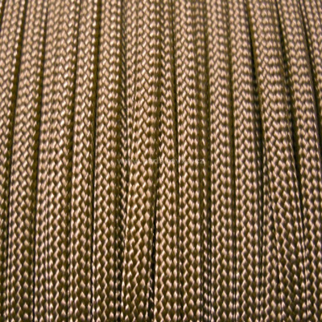 Paracord metráž - coyote hnědá