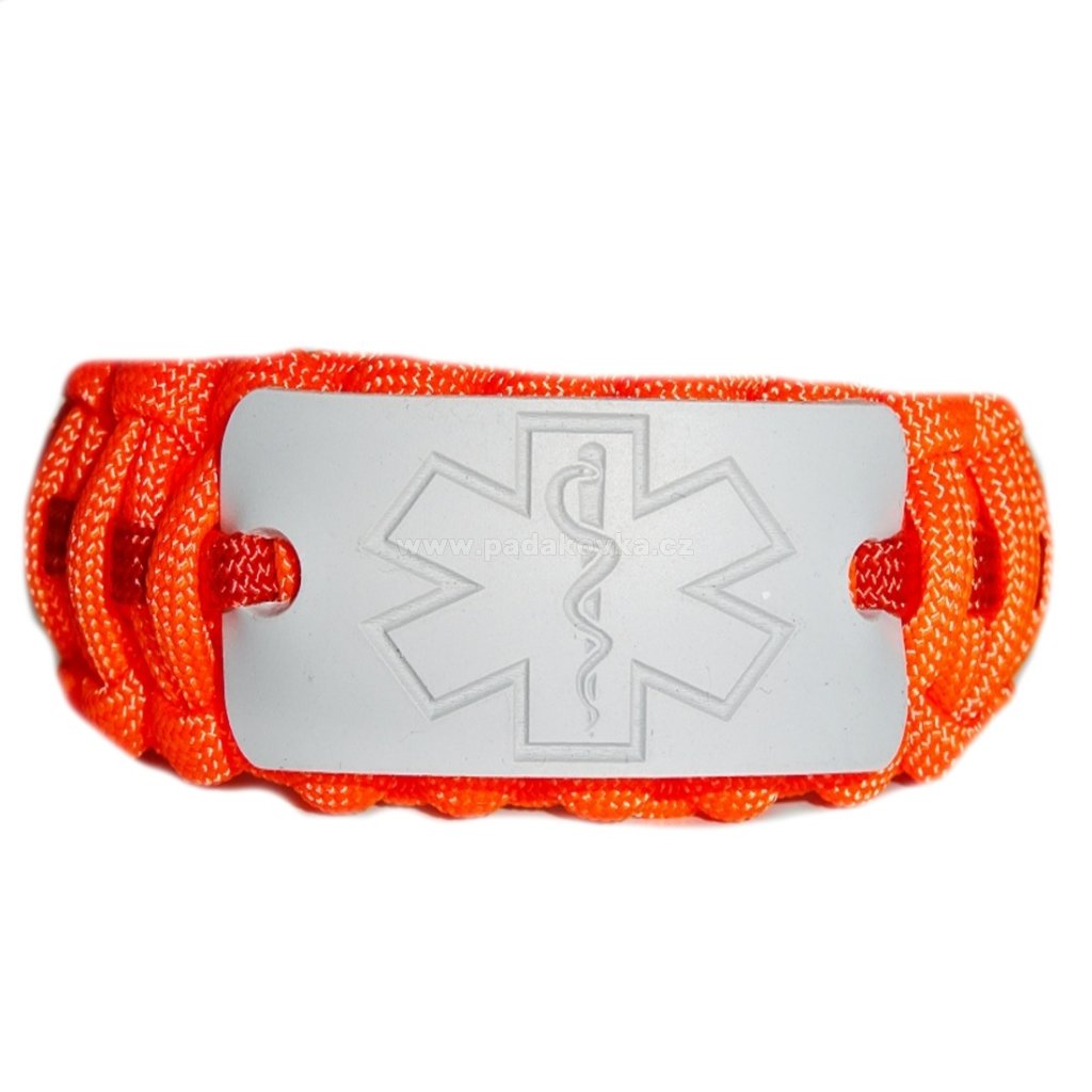 PARACORD NÁRAMEK ID ŠTÍTEK 3 UNI spona