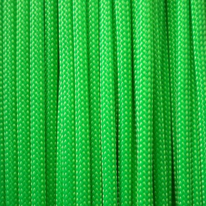 Paracord 550 barva neon zelena