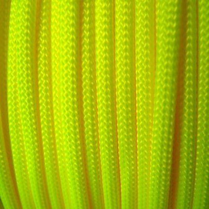 Paracord 550 barva neon žlutá