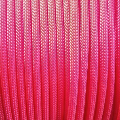 Paracord 550 barva neon ruzova
