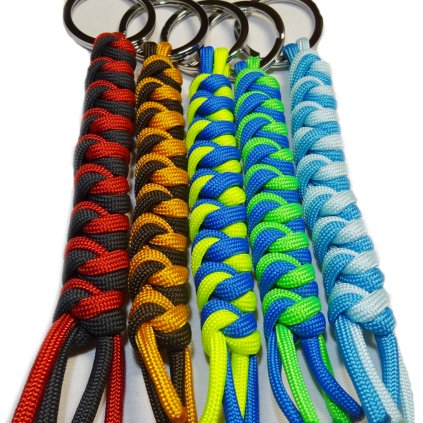 Paracord klíčenka kulatá