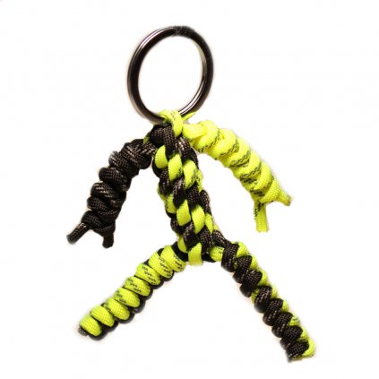 Paracord přívěsek panáček reflexní