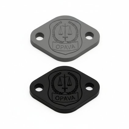 ID štítky elipsa spravedlnost společná