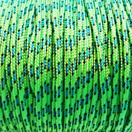 Microcord 100 metráž barva zelenomodrá