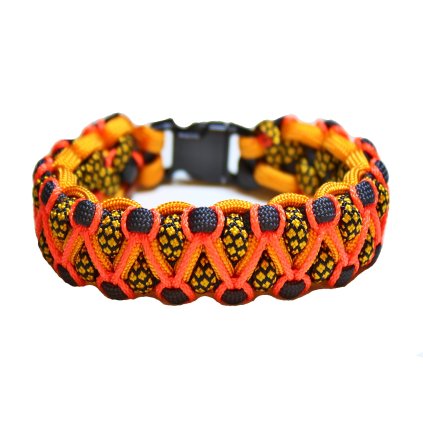 Paracord náramek SOLOMON  NOVÝ 15